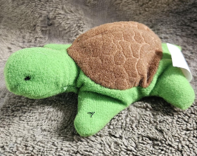 Vintage 1996 McDonalds Ty Teenie Beanie Babies Speedy The Turtle 4” Plush Toy A5/11
