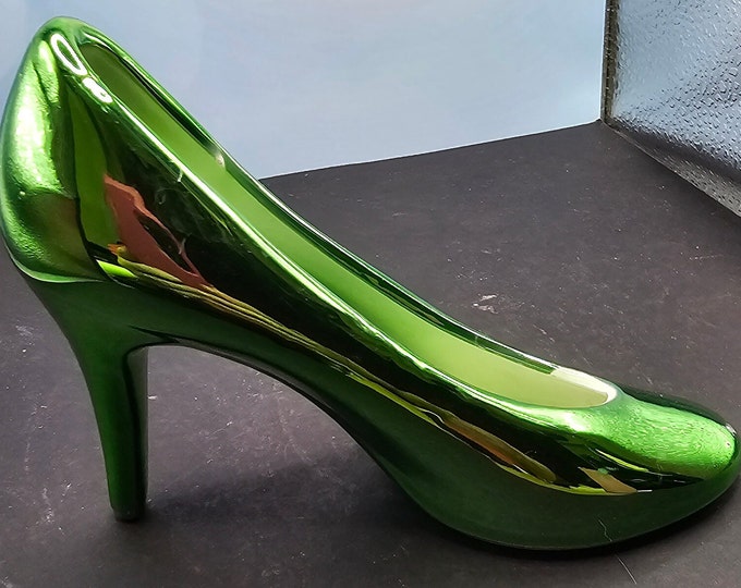 Giftcraft Shoe La La green  Stiletto F6/22