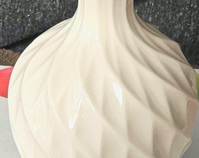 Vintage Lenox Richmond Swirl 5.5" Bud Vase Gold Rim Elegant Design A5/35