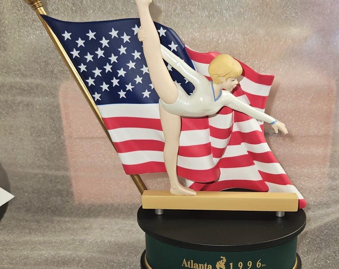 Vintage Hallmark Atlanta 1996 Centennial Olympic Games Gymnastics Figurine