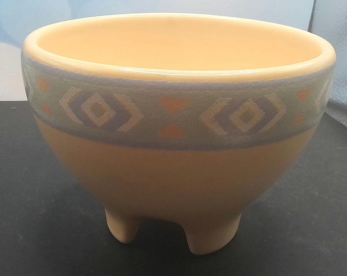 Vintage Treasure Craft  Southwestern dip bowl F7/11