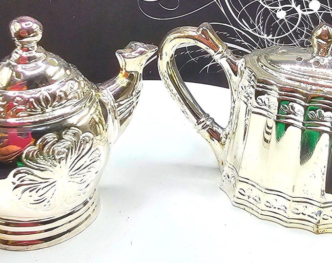 museum re-creations silver Salt & Pepper shakersM F2/40