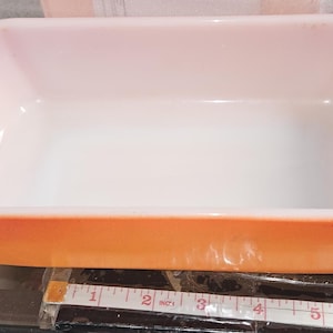 Fire King Anchor Hocking 1Qt Loaf Pan-441-orange A2/30