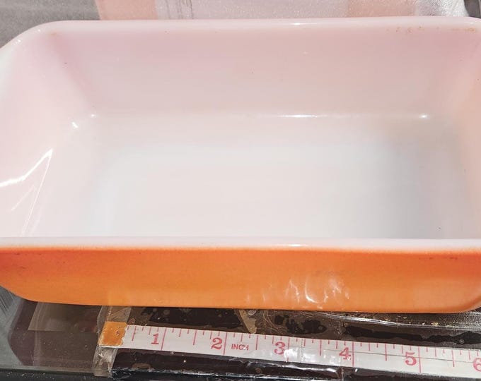 Fire King Anchor Hocking 1Qt Loaf Pan-441-orange A2/29