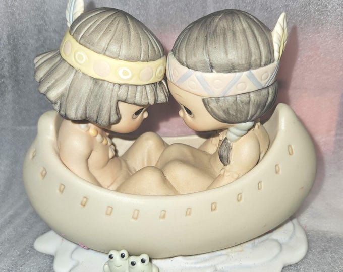 Precious Moments - "Many Moons in Same Canoe, Blessum You" Box3/5