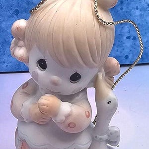 Vintage 1987 Precious Moments  &quot;Waddle I Do Without You&quot; Ornament with box A9/16