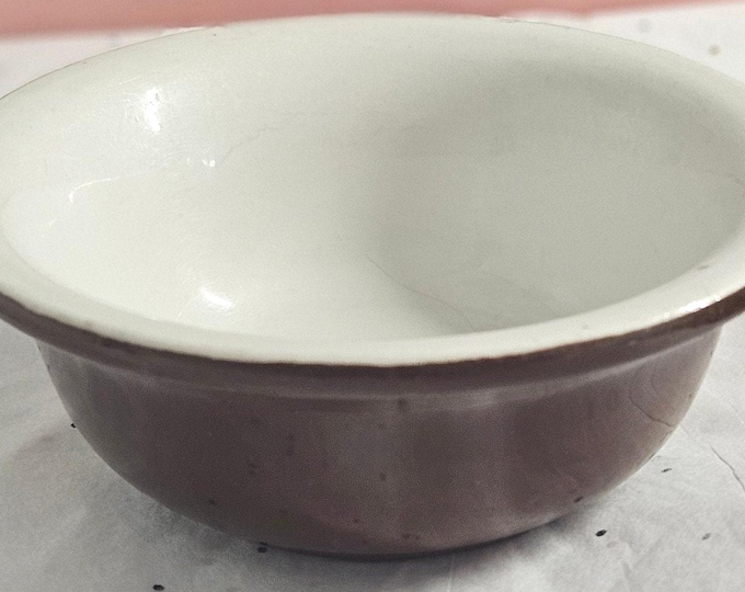 HALL China Brown Restaurant Ware 5 1/4" Cereal/Dessert Bowl 391 USA A8/23