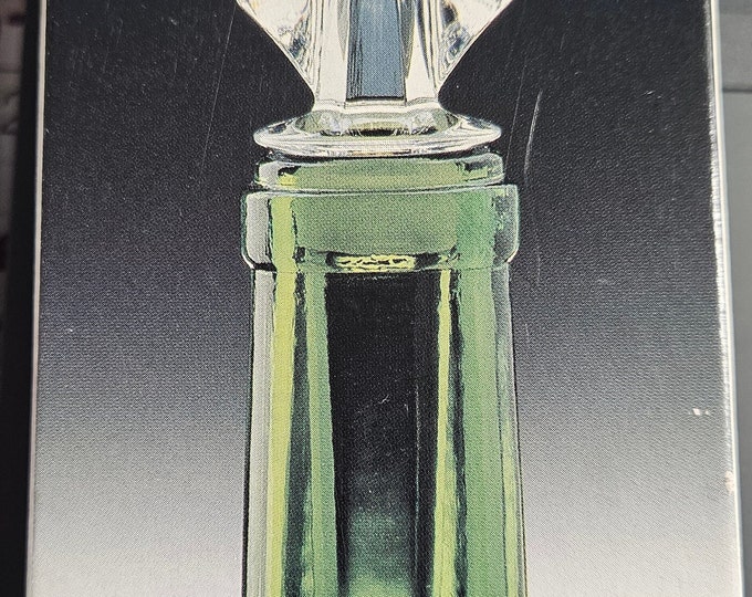 Vintage Mikasa Venus Heart Crystal Bottle Stopper - New in Box