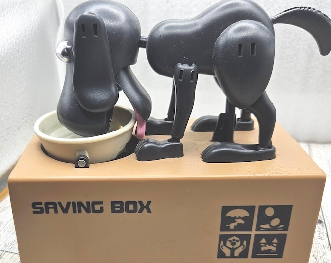 Interactive piggy bank DOG eats coins D1/3