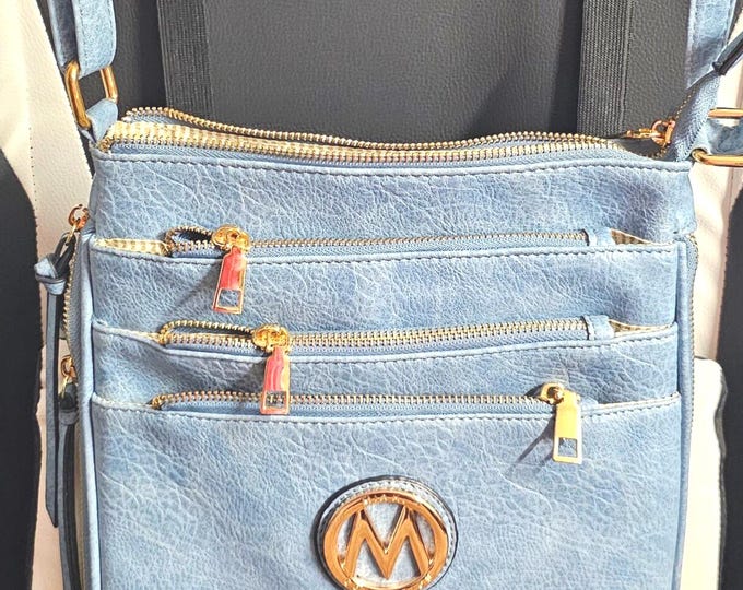 MKF Collection Salome Expandable Multi-Compartment Crossbody Handbag by Mia K.