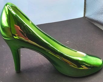 Giftcraft Shoe La La green  Stiletto F6/22