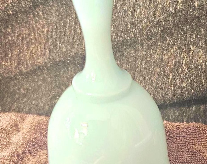 Fenton "SRC" Peking Blue large blue bell, in mint and perfect condition, D5/27.