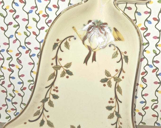 Mikasa Bell Shaped Christmas Bell candy dish B4/22
