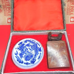 Vintage Carved Chinese Rooster Soapstone Figural Chop Seal B9/22