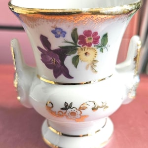 Vintage 1950s decorative flower mini vase made in Germany C10/24