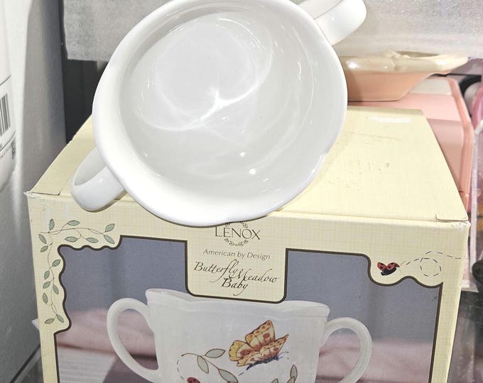 Lenox Butterfly Meadow 6oz cup New in box A2/35