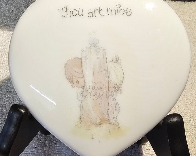 Precious Moments Glass Heart from Enesco - Thou Art Mine - securely stored C4/19