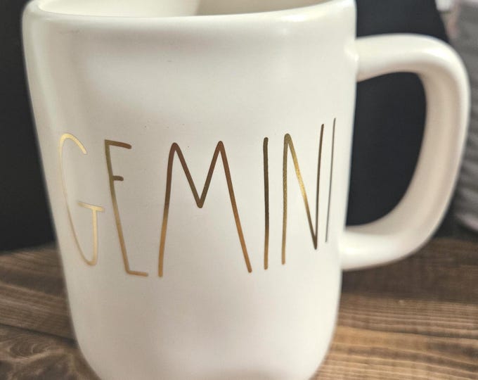 Rae Dunn Gemini Zodiac Mug - Artisan Collection by Magenta - Astrology Coffee Cup  Rd3/2