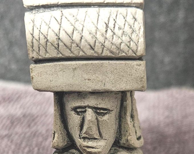 Mitla Oaxaca Figure Handmade sandstone  D4/7