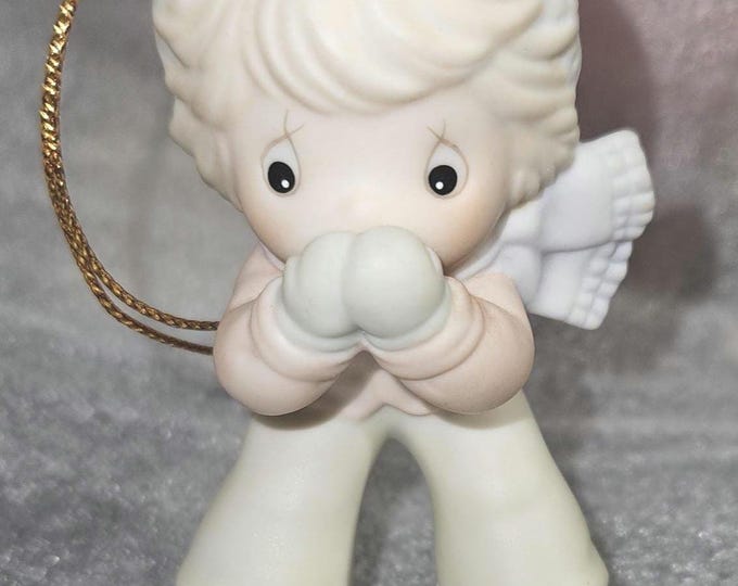 Precious Moments 1993  “It’s So Uplifting To Have  A Friend Like you” 528846 ornament is in original box (Box 24)