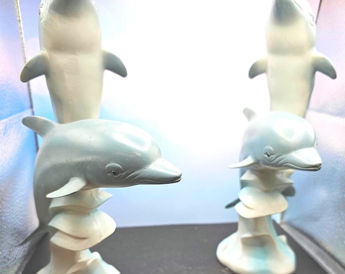 Dolphins Riding The Wave 9” Figurine F9/03