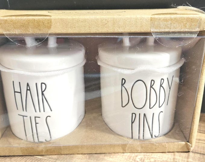 Rae Dunn Artisan Collection Hair Ties and Bobby Pins in Magenta RD3/17)