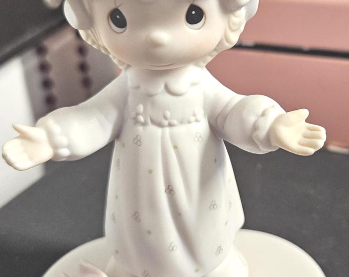 Vintage Precious Moments Godmother “You Have Touched So Many Hearts” Figure Box 4/6