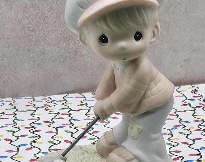 Precious Moments 532096 Lord Help Me To Stay On Course Golfing Figurine Box2/2