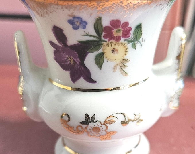 Vintage 1950s decorative flower mini vase made in Germany C10/24