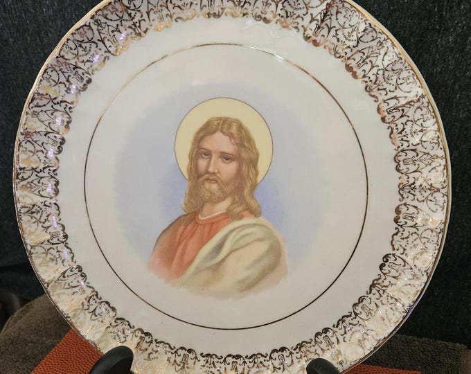 Vintage Decorative Jesus Christ Plate D7/30
