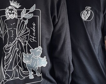 Hades Pomegranate T-shirt/Sweater | Greek Mythology, Tarot Card, Mythos, Cerberus