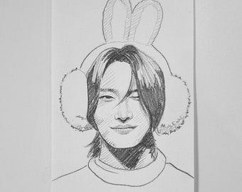 Dessin de carte photo Seonghwa