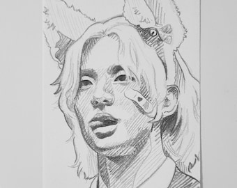 Hyunjin photocard drawing