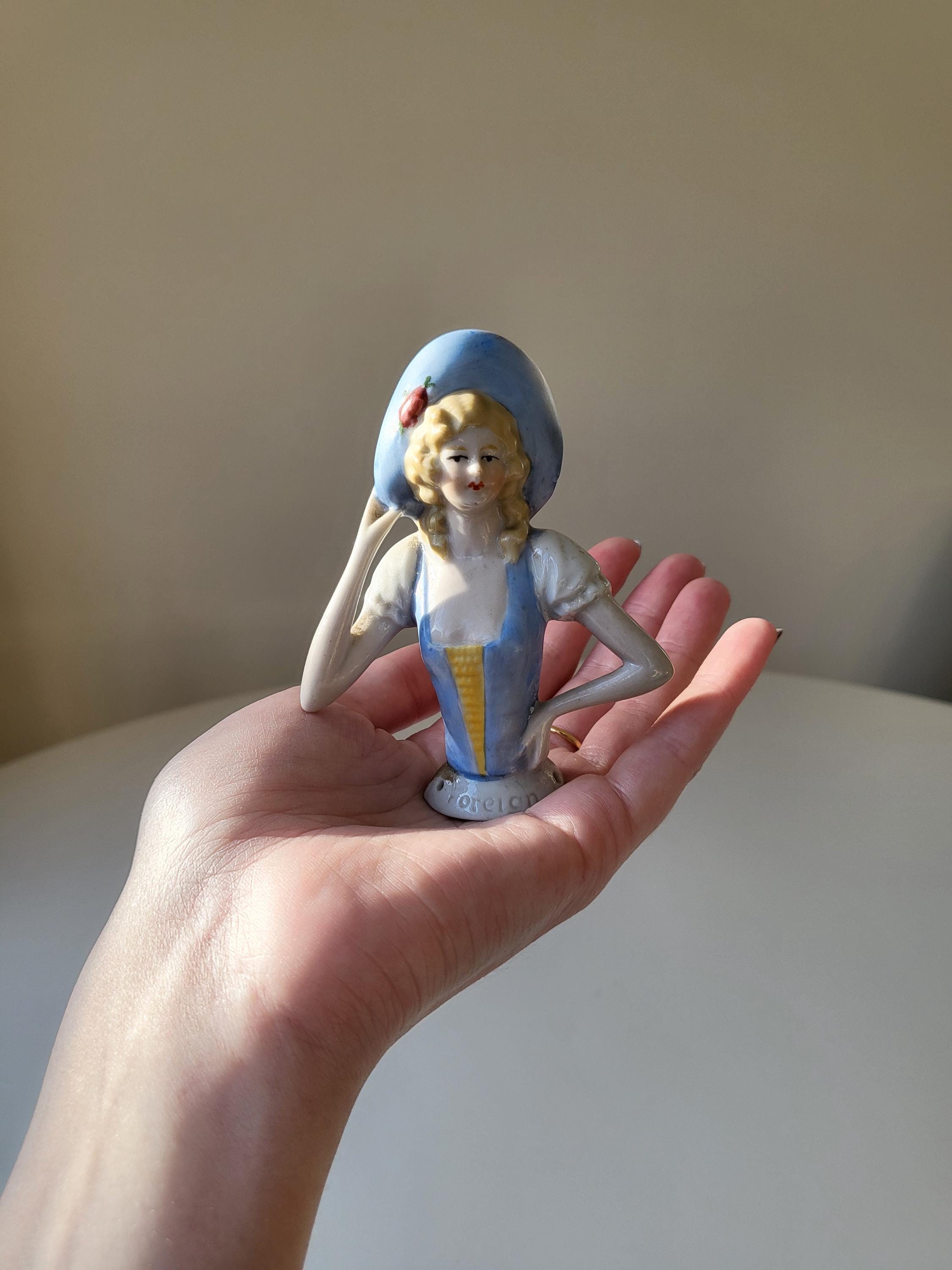 アンティーク磁器ピンクッションハーフドール - Etsy 日本