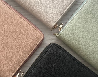 A6 Wallet | A6 Zipper Wallet | Cash Binder Wallet | Cash Stuffing | Luxury | Minimalistic | Aesthetic | Womens Cash Wallet | PREORDER