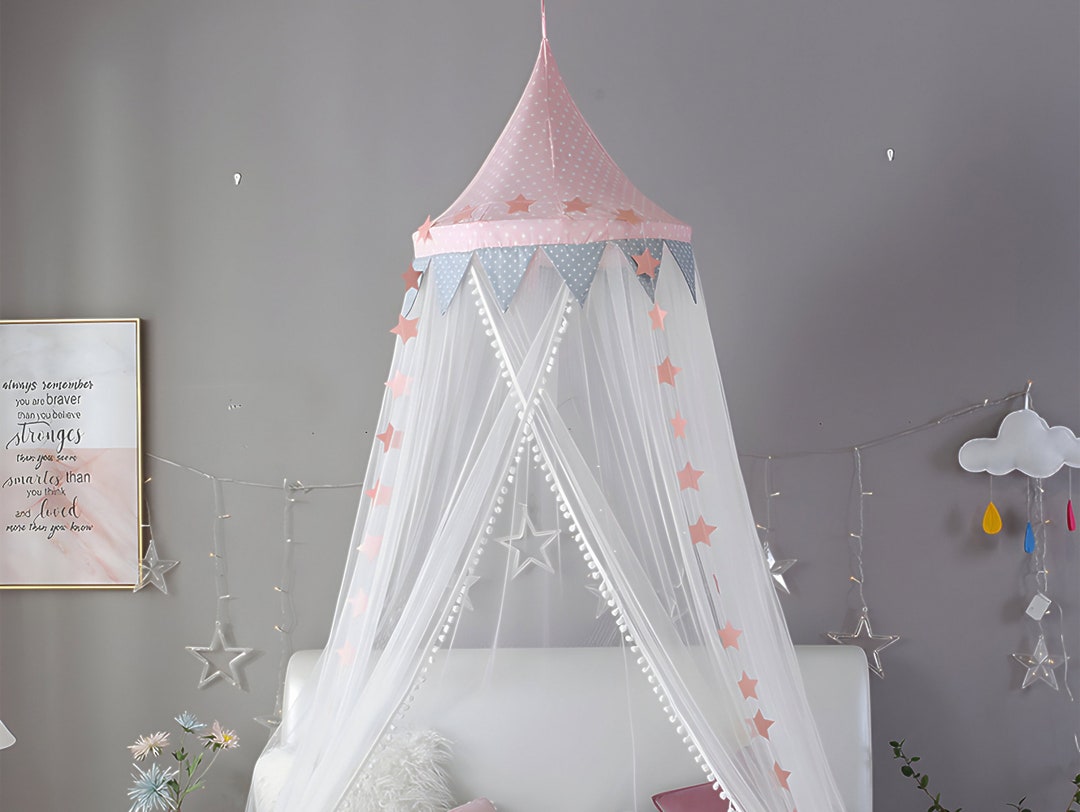 Baby Crib Canopy Canopy Bed Panels Childrens Bed Canopy Bed Etsy
