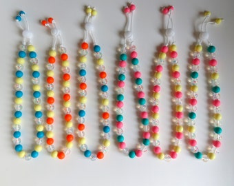 Necklace for dogs and cats with Silicone Beads / Colares com contas em silicone para cães e gatos