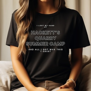 Hackett&#39;s Quarry Summer Camp Lustige Videospiel Unisex Schwere Baumwolle T-Shirt
