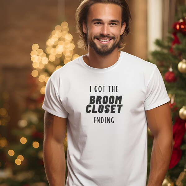 I Got the Broom Closet Ending Funny Video Game Unisex Jersey Short Sleeve Tee