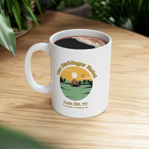 Harbinger Motel Video Game Quarry Nerdy Gift Fun  Unique Coffee Ceramic Mug 11oz