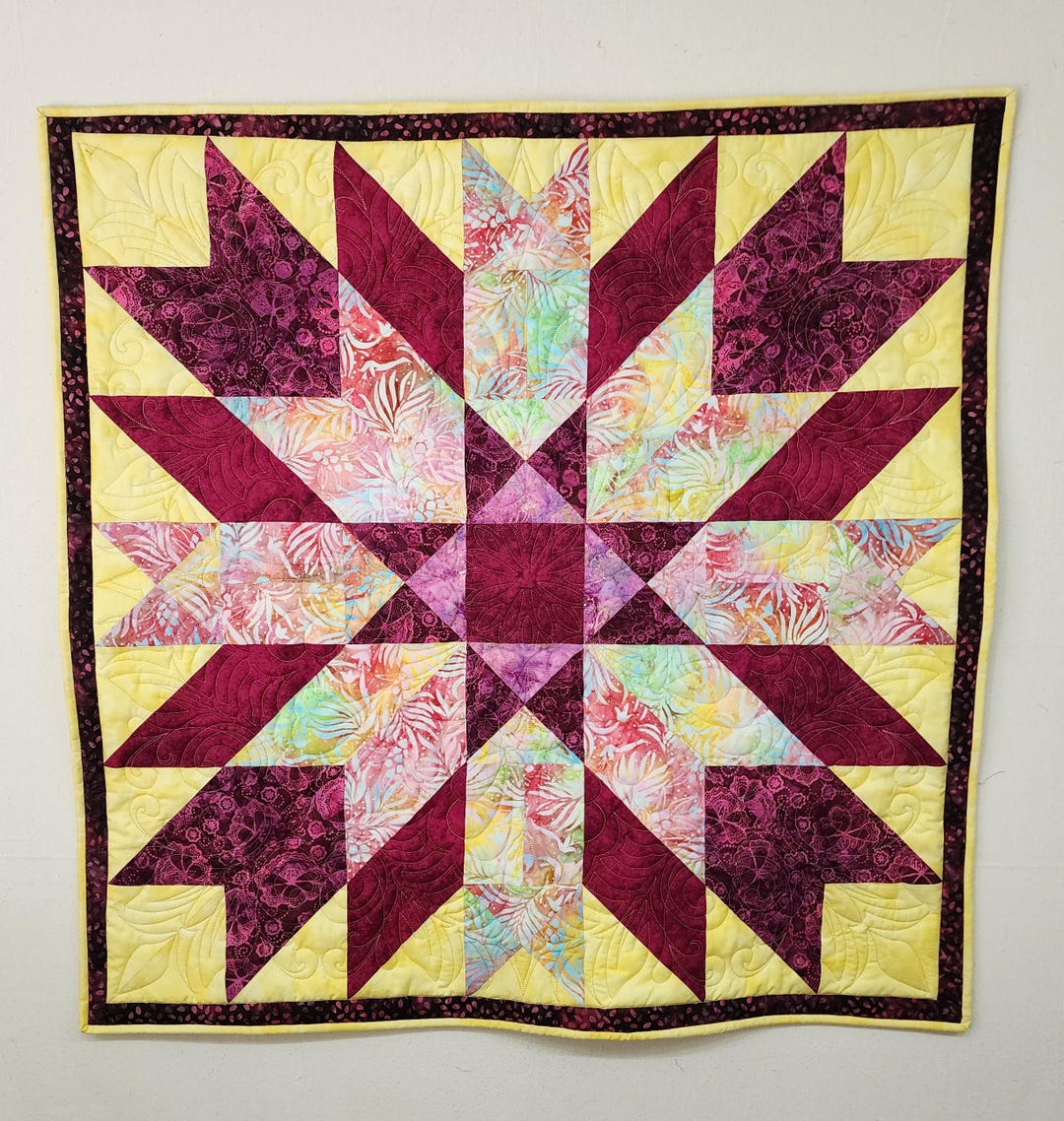 Hanging Wall Quilt | Wall Hanging | Living Area Decoration | Quilt to ...