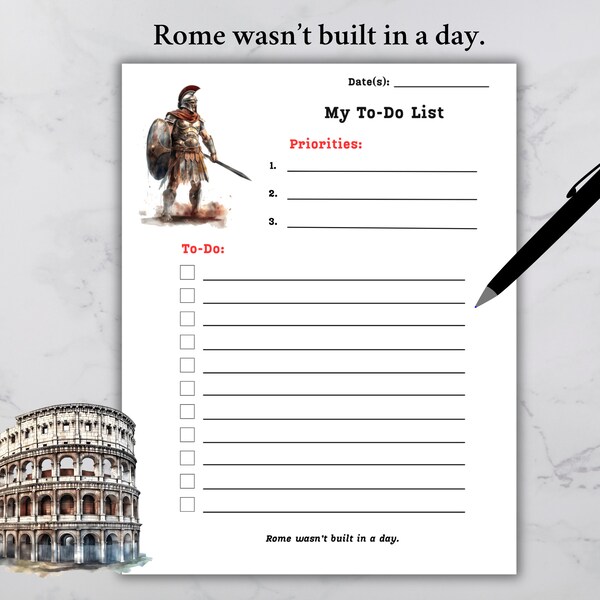Roman Soldier to Do - Etsy