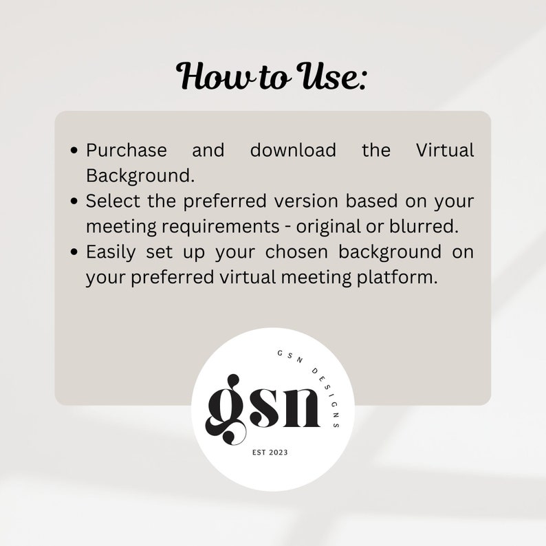 Minimal Bookshelf Zoom Background Home Office Zoom Background Virtual