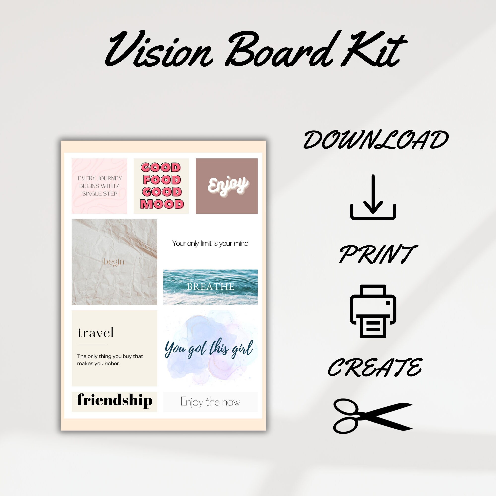 2024 Vision Board Kit Manifest Your Dreams With 15 Categories Of 2024 Vision Board Kit Manifest Your Dreams With 15 Categories Of