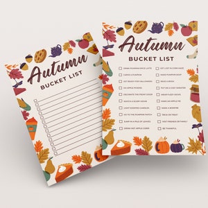 Autumn bucket list | Autumn To Do List | Family Bucket List