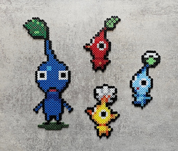 Red Pikmin in Hama Iron-on Beads - Etsy