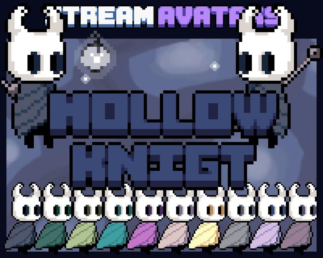Hollow Knight | Silksong Stream Avatar With Colors & Gear - Etsy