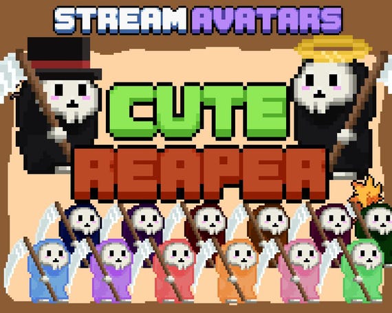 Avatar R Got Streams Cute Reaper Stream Avatar With Colors Gear