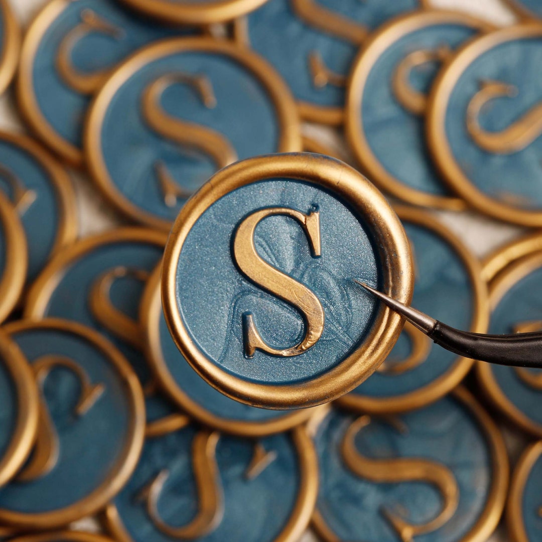 Custom Wax Seal Stickers Wedding Invitation Wax Seals With Etsy