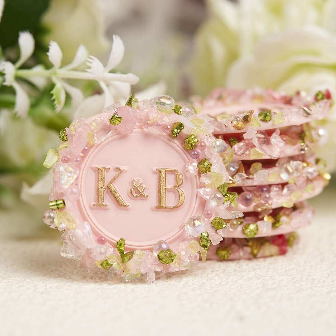 Custom Wax Seal Stickers, Wedding Invitation, Wax Seals With Adhesive